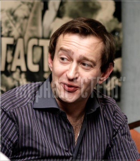 Хабенський, Трухін і Пореченков на прес-конференції у отелі "Прем"єр Палац" Київ 3 лютого 2010